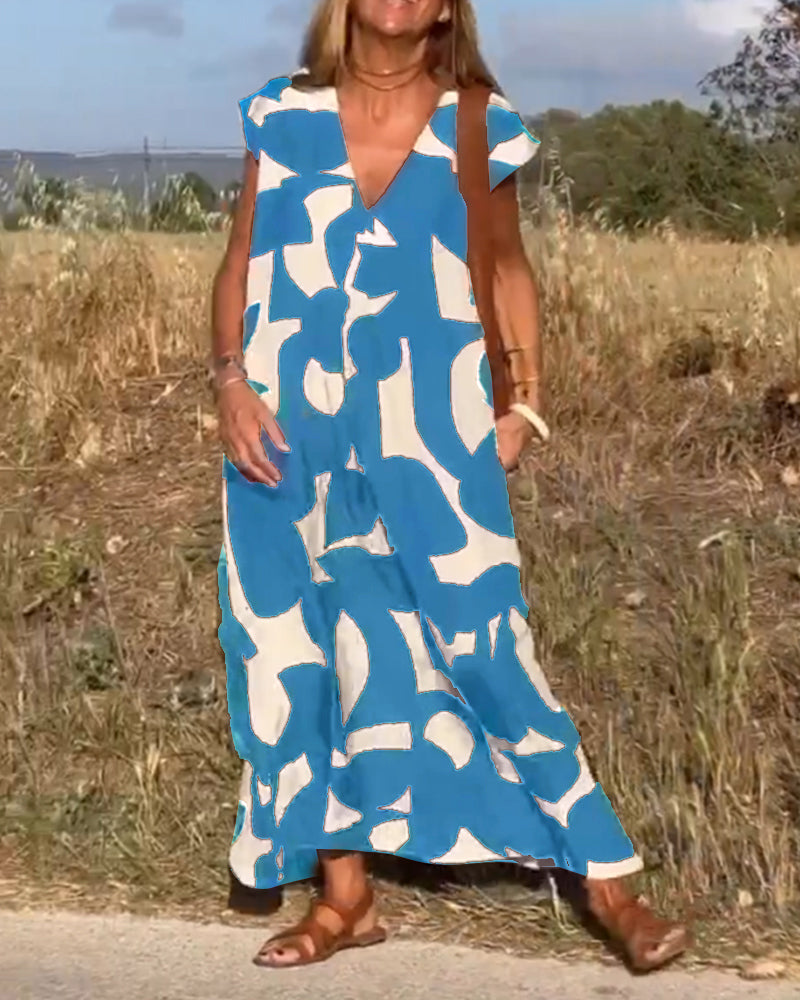 Amara™ | Maxikleid mit Print
