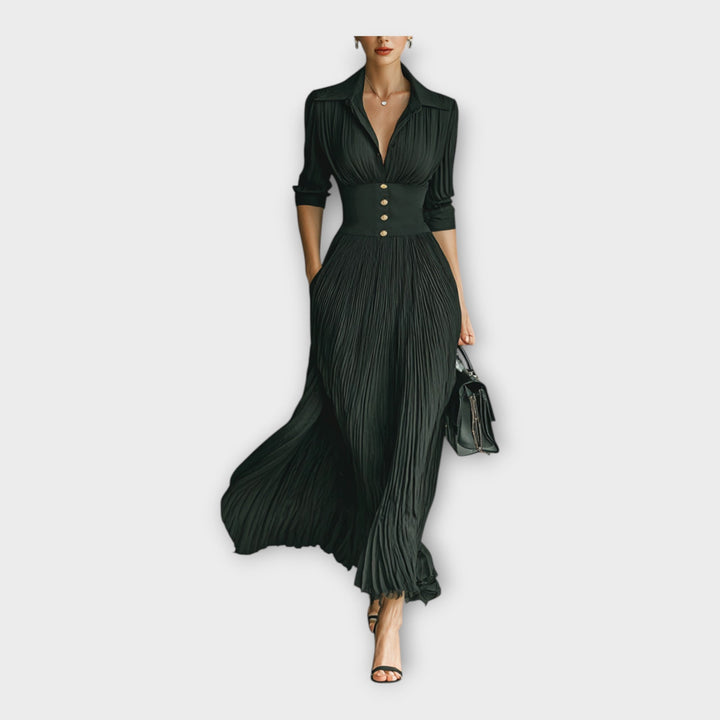 Langes Kleid mit raffinierter Eleganz