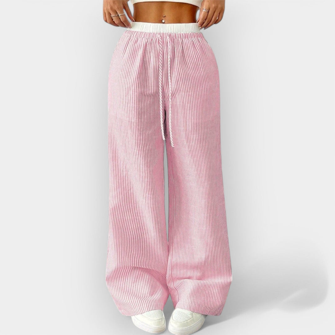 Gestreifte lockere Hose