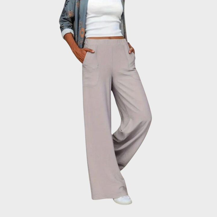 Yola™ - Lange, lässige Hosen mit hoher Taille für Frauen