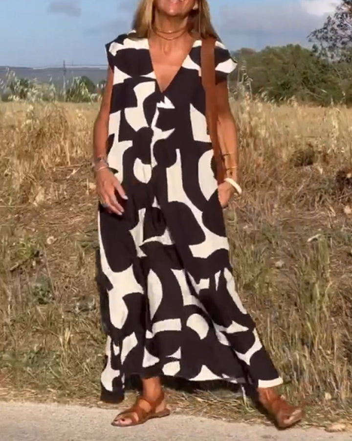 Amara™ | Maxikleid mit Print