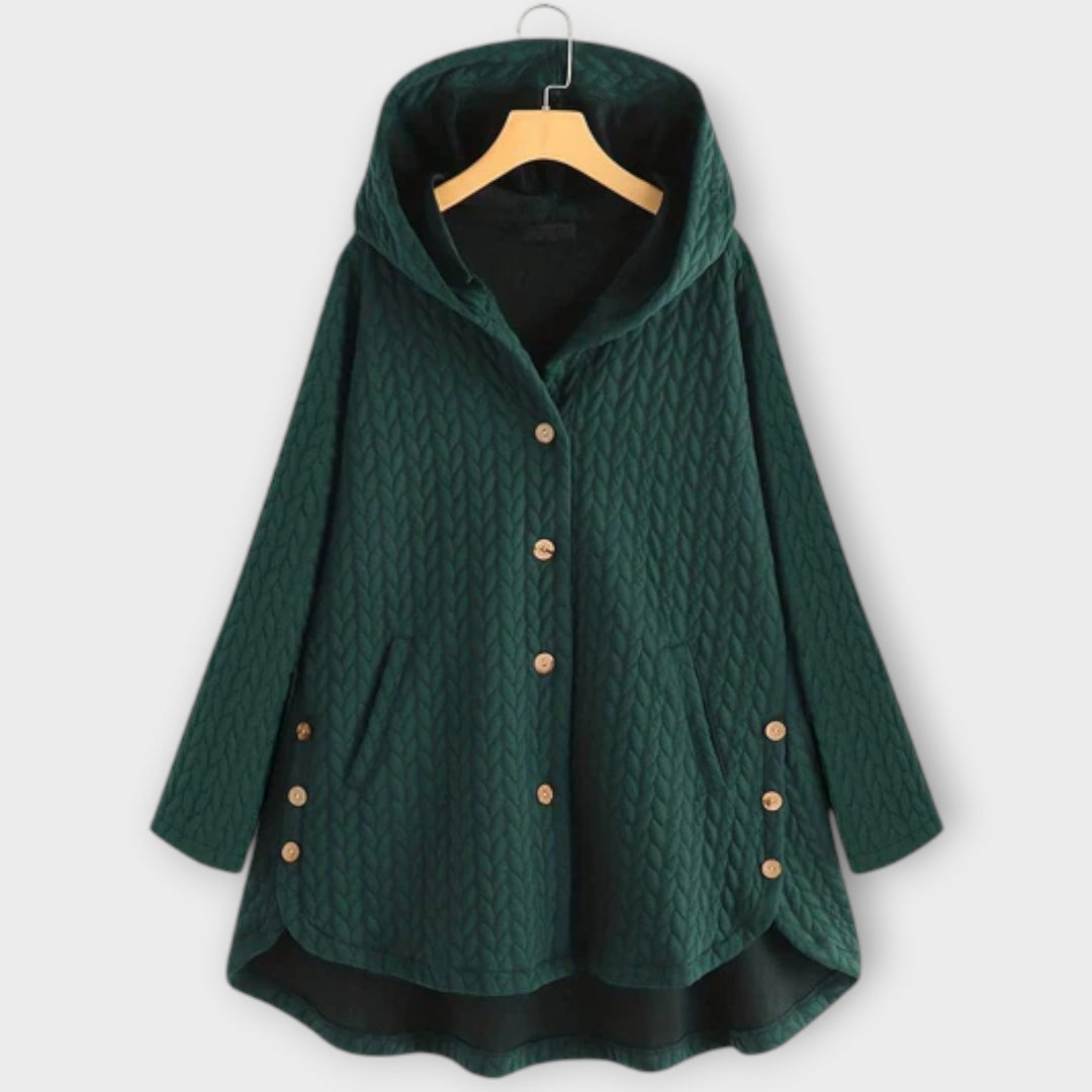 Leslie – Warme Jacke mit Knöpfen