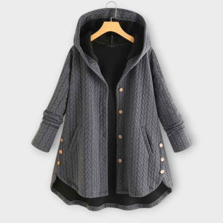 Leslie – Warme Jacke mit Knöpfen