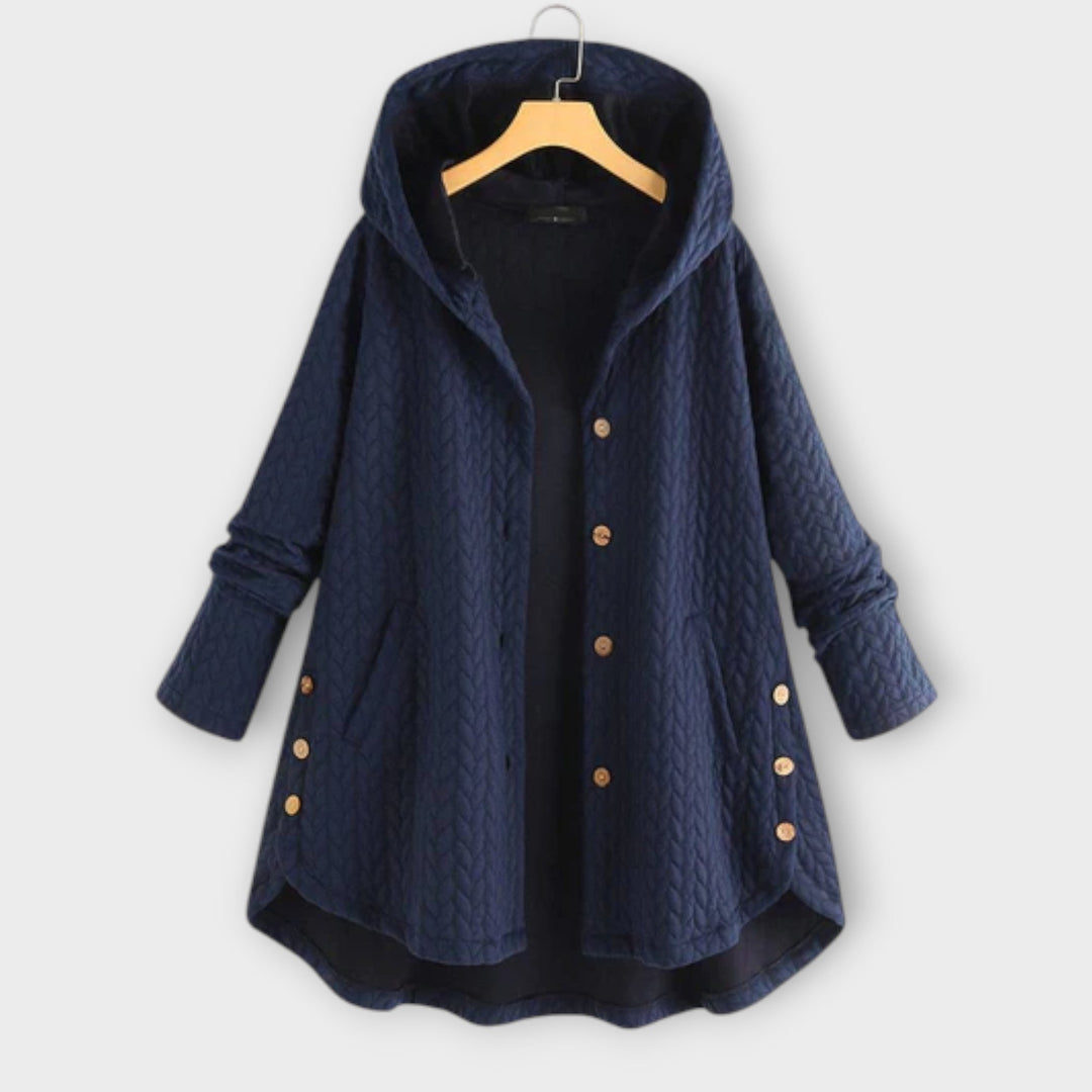 Leslie – Warme Jacke mit Knöpfen