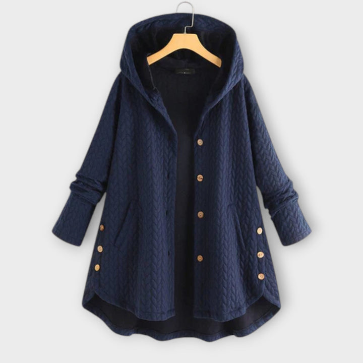 Leslie – Warme Jacke mit Knöpfen