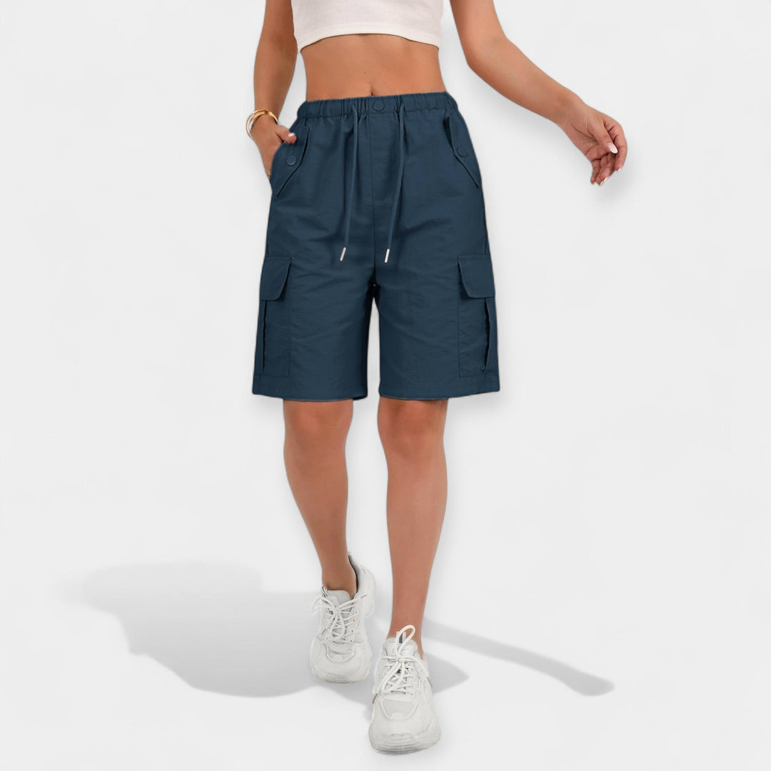 Damen Sommer Cargo Shorts