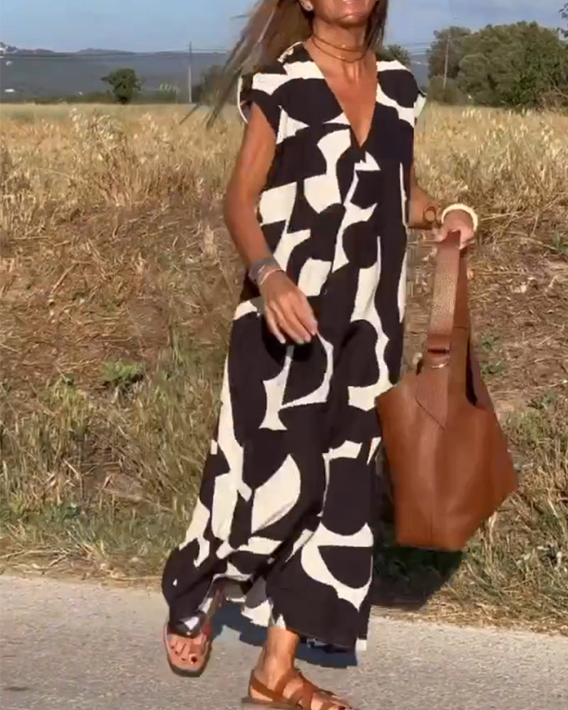 Amara™ | Maxikleid mit Print