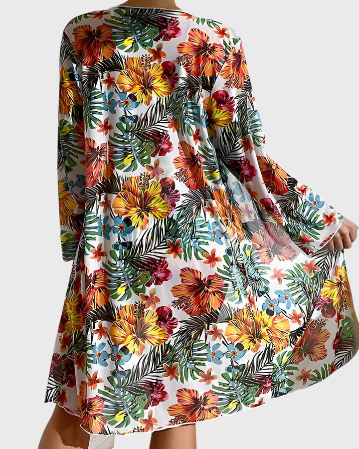 Blumen™ | Dreiteiliges Bikini-Set