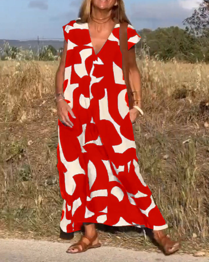 Amara™ | Maxikleid mit Print