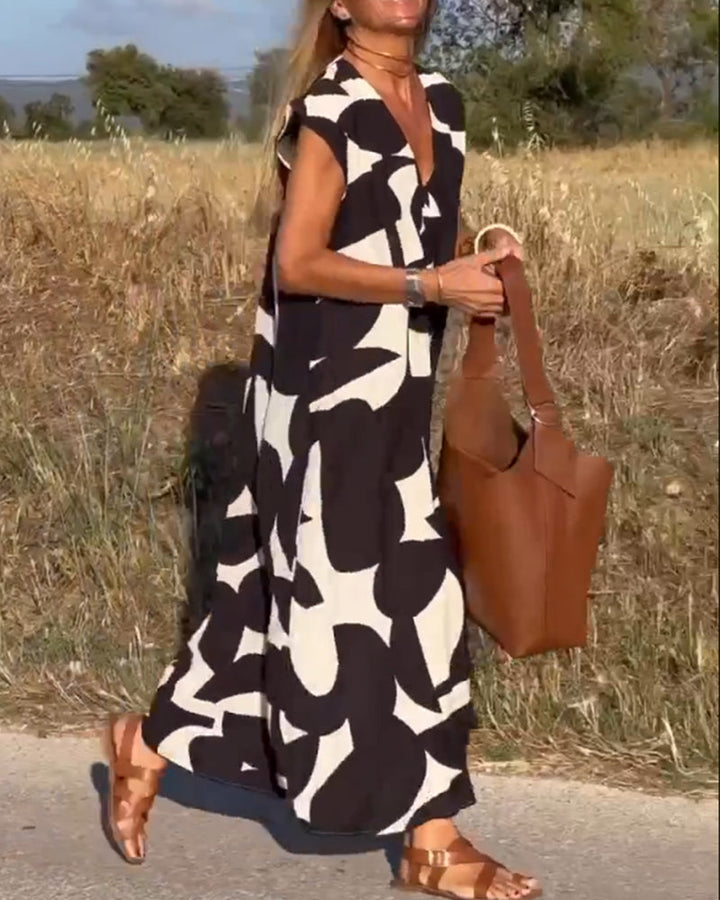 Amara™ | Maxikleid mit Print