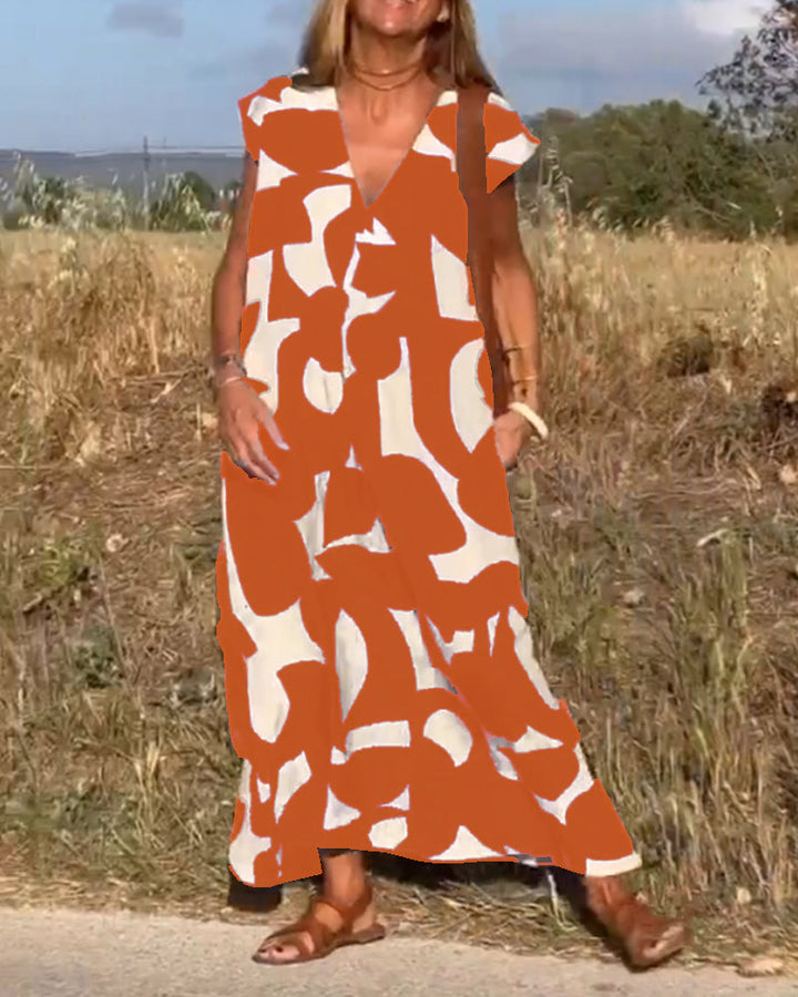 Amara™ | Maxikleid mit Print