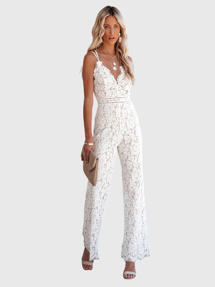 Colette - V-Ausschnitt Jumpsuit