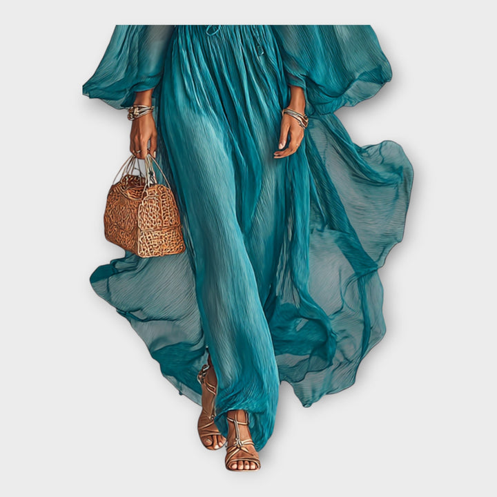 Luftige Kleid mit eleganter und zeitloser Ästhetik