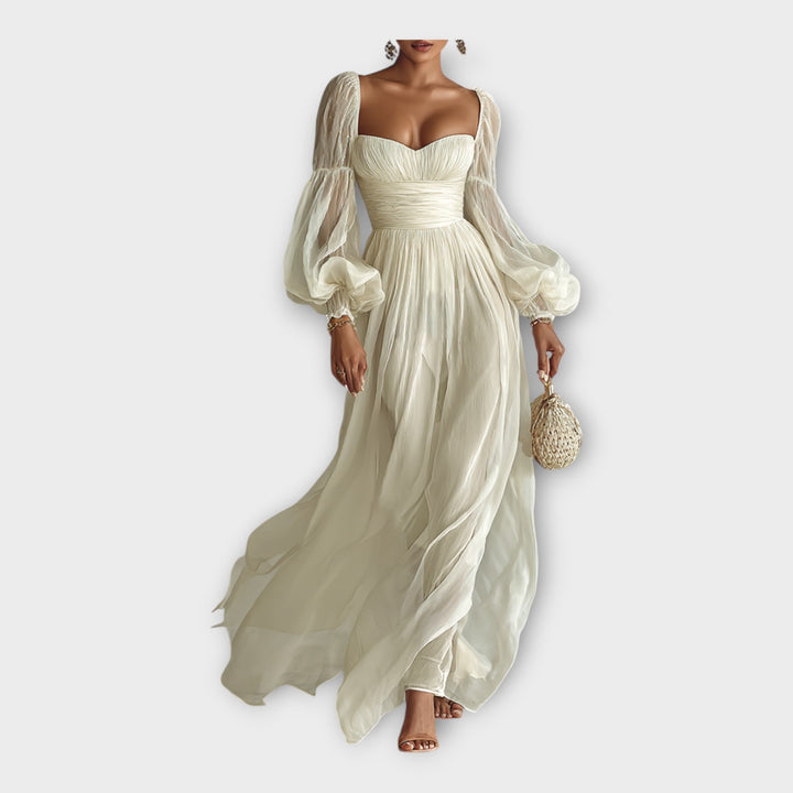 Luftige Maxikleid mit romantischem Schnitt