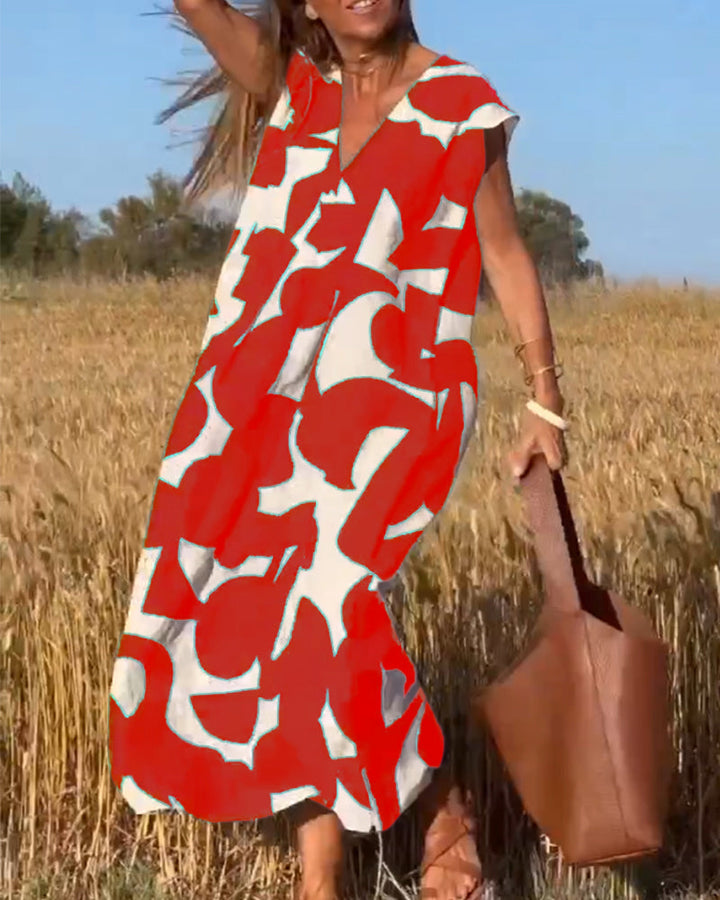 Amara™ | Maxikleid mit Print