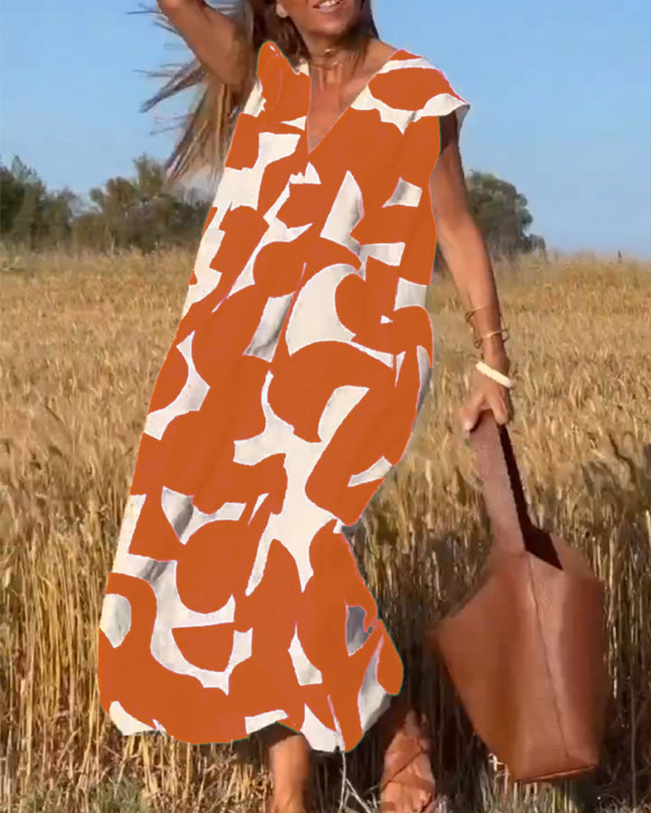 Amara™ | Maxikleid mit Print
