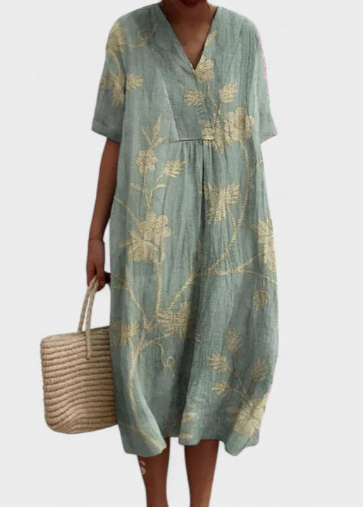 MALENE | Gemustertes Sommerkleid