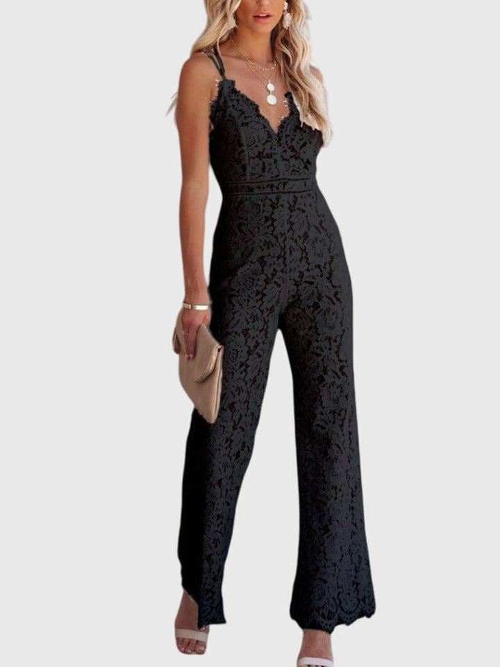 Colette - V-Ausschnitt Jumpsuit