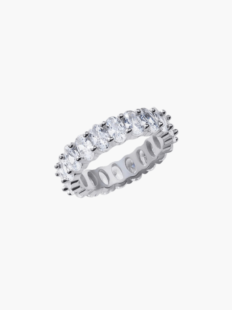 Ovaler Schnitt Ring