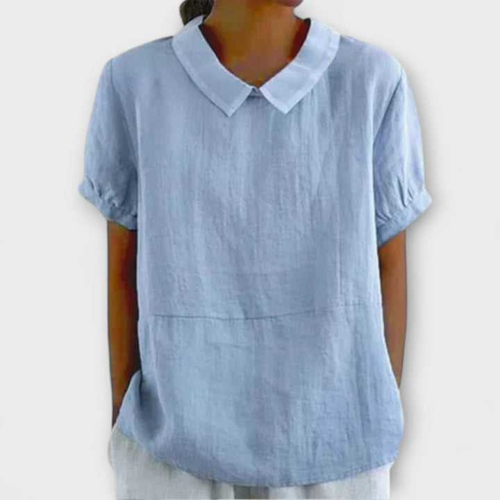 Lia - Kurzärmlige Bluse