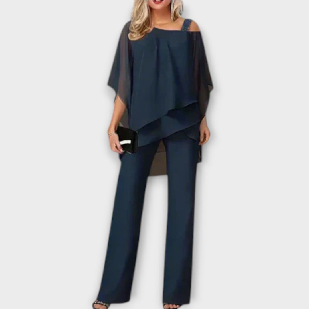 Chiffon Abendset