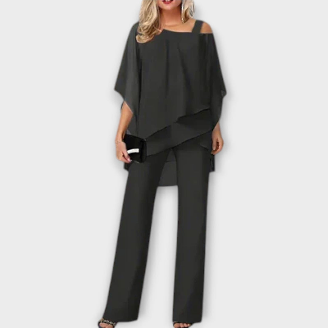 Chiffon Abendset