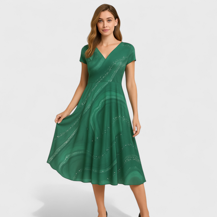 Vlasta | Sommerkleid mit kurzen Ärmeln