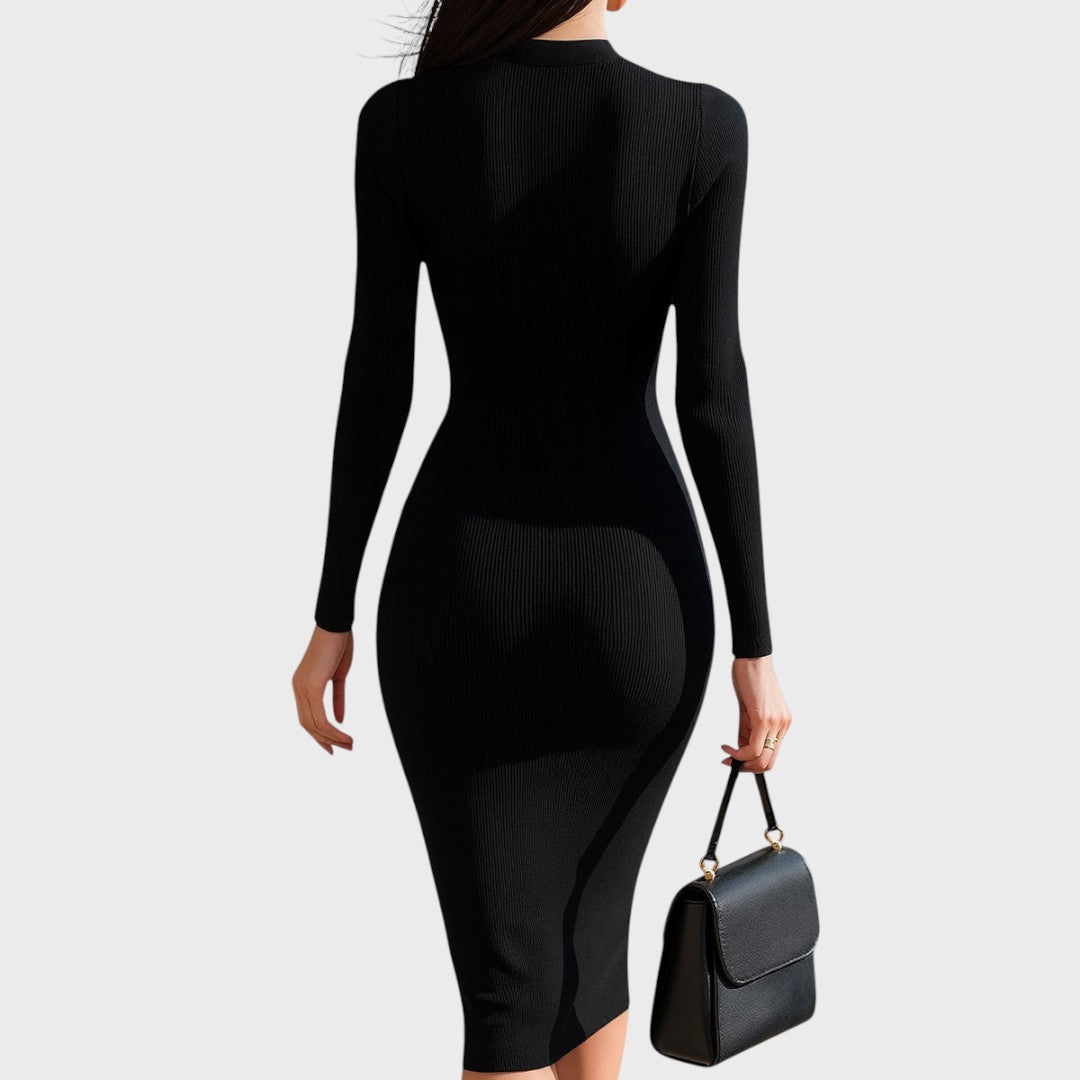 Vendula | Zip Midi Kleid