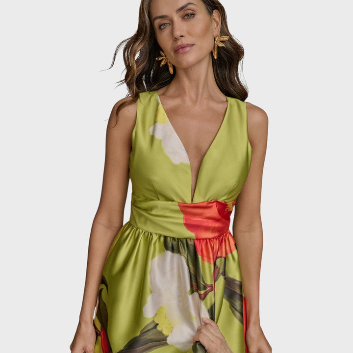 FLORAL|  Luxuriöses Blumenkleid