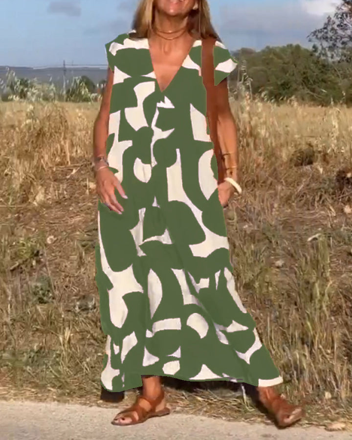 Amara™ | Maxikleid mit Print