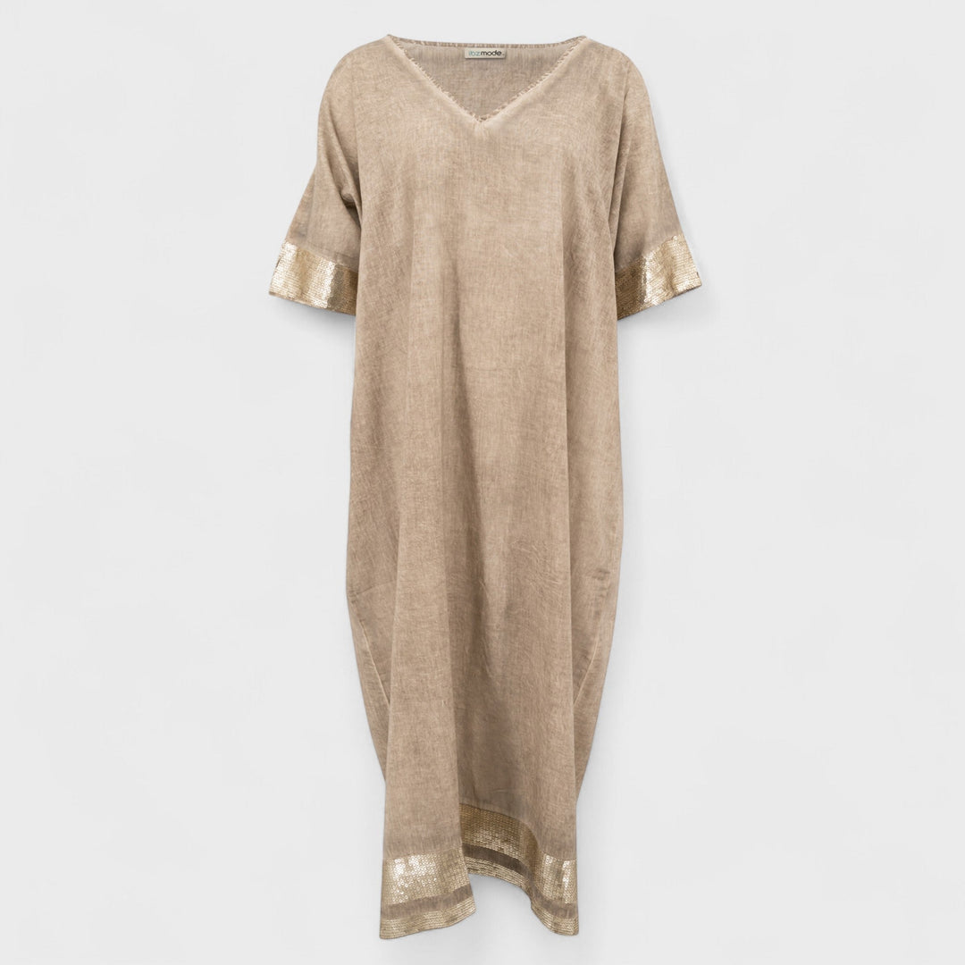 KORIANE | Kaftan Jada Taupe