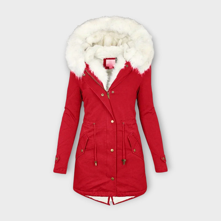 Ivara - Wasserdichte und isolierte Pelz Winterjacke