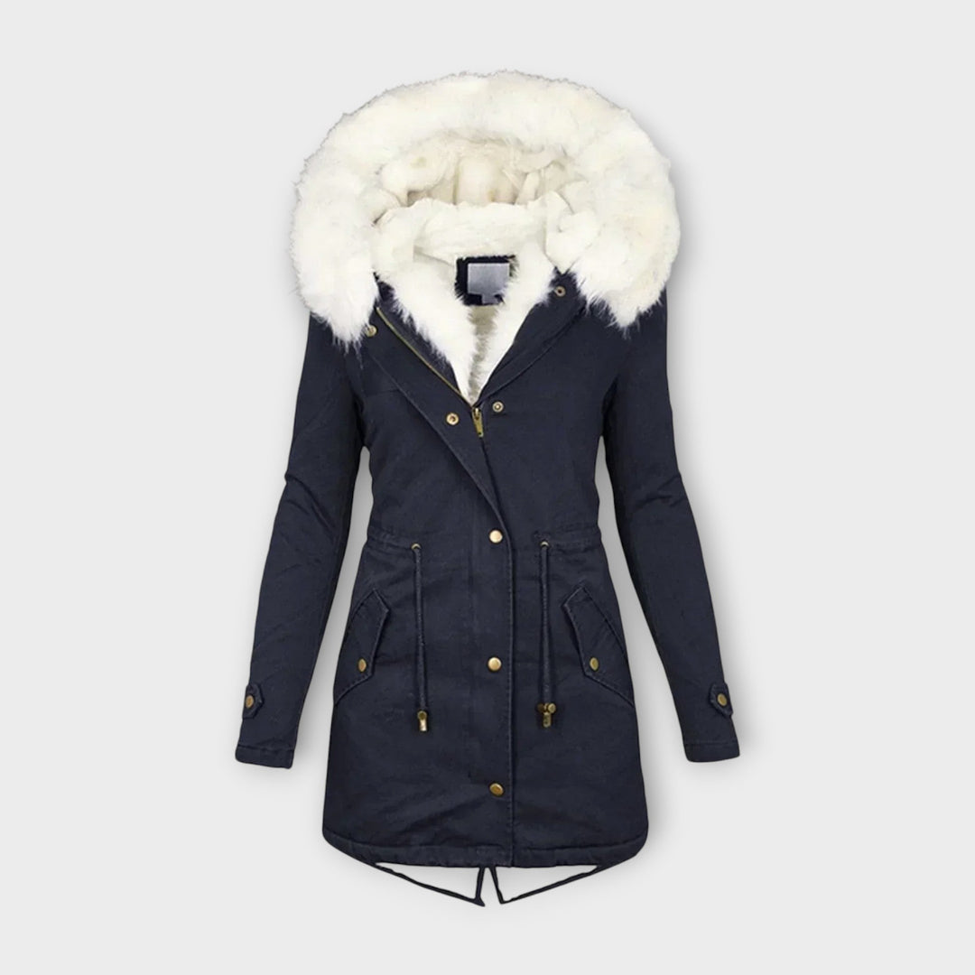 Ivara - Wasserdichte und isolierte Pelz Winterjacke