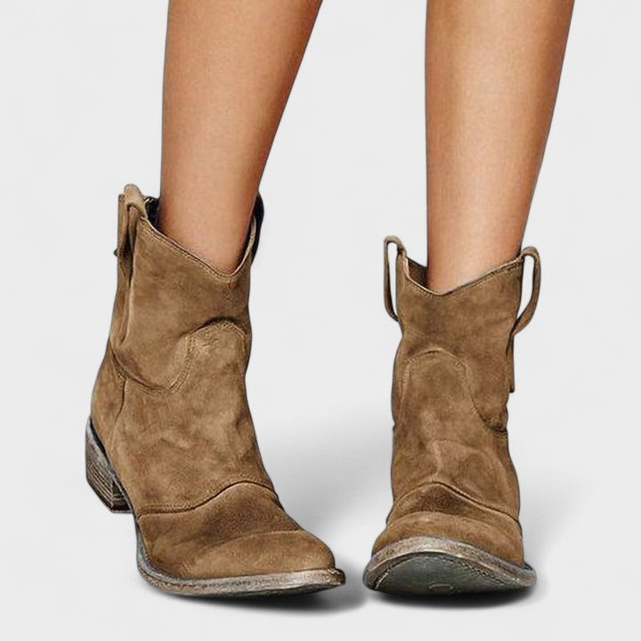 Paulina | Vintage Western Ankle Stiefel
