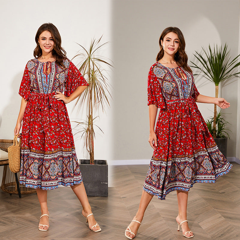 Iris | Boho Maxi Kleid