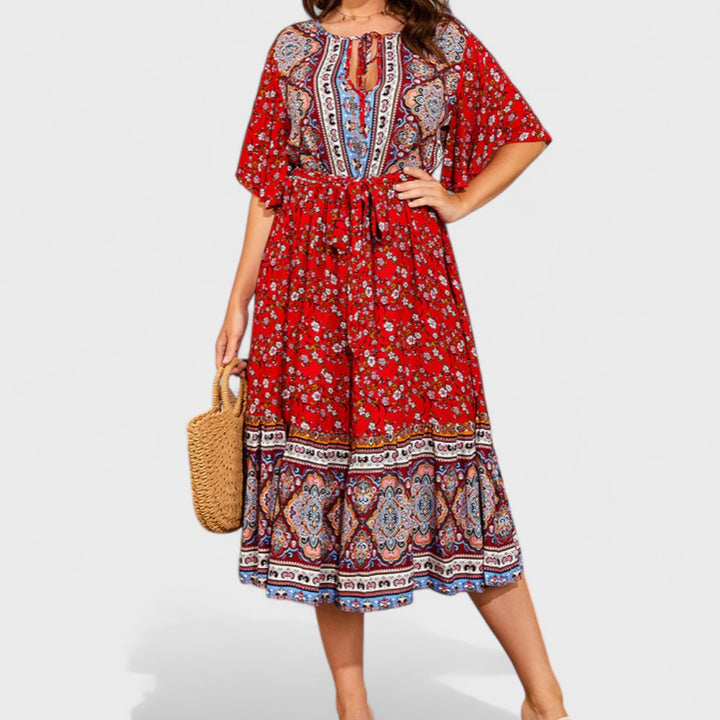 Iris | Boho Maxi Kleid