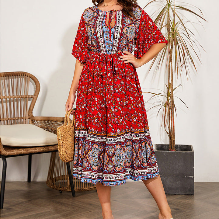 Iris | Boho Maxi Kleid