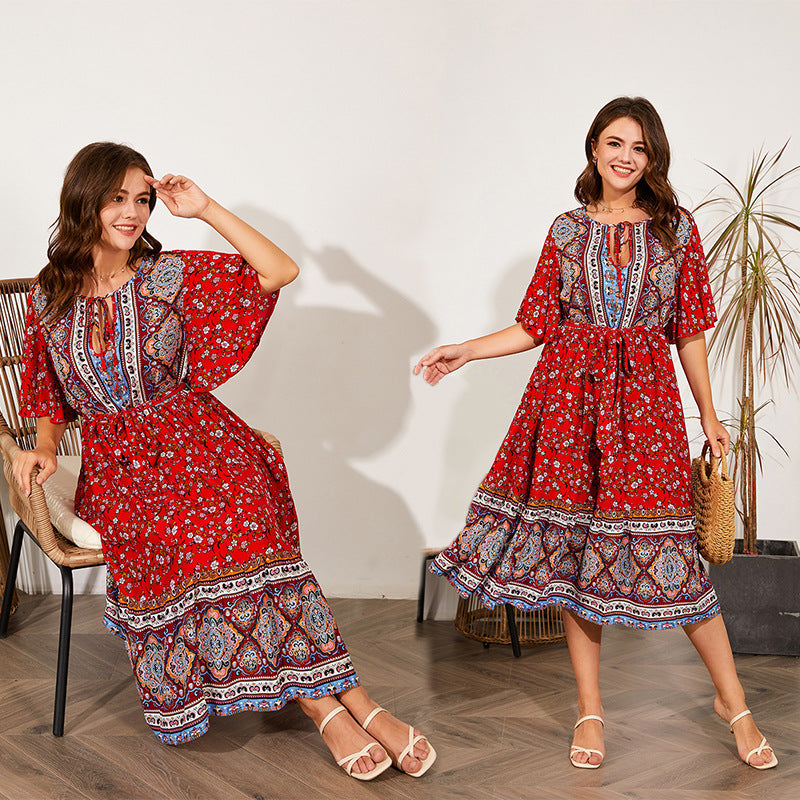 Iris | Boho Maxi Kleid