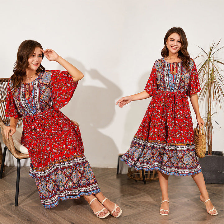 Iris | Boho Maxi Kleid