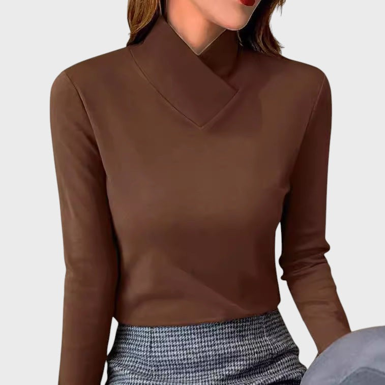 Stella | Elegantes Rollkragen-T-Shirt