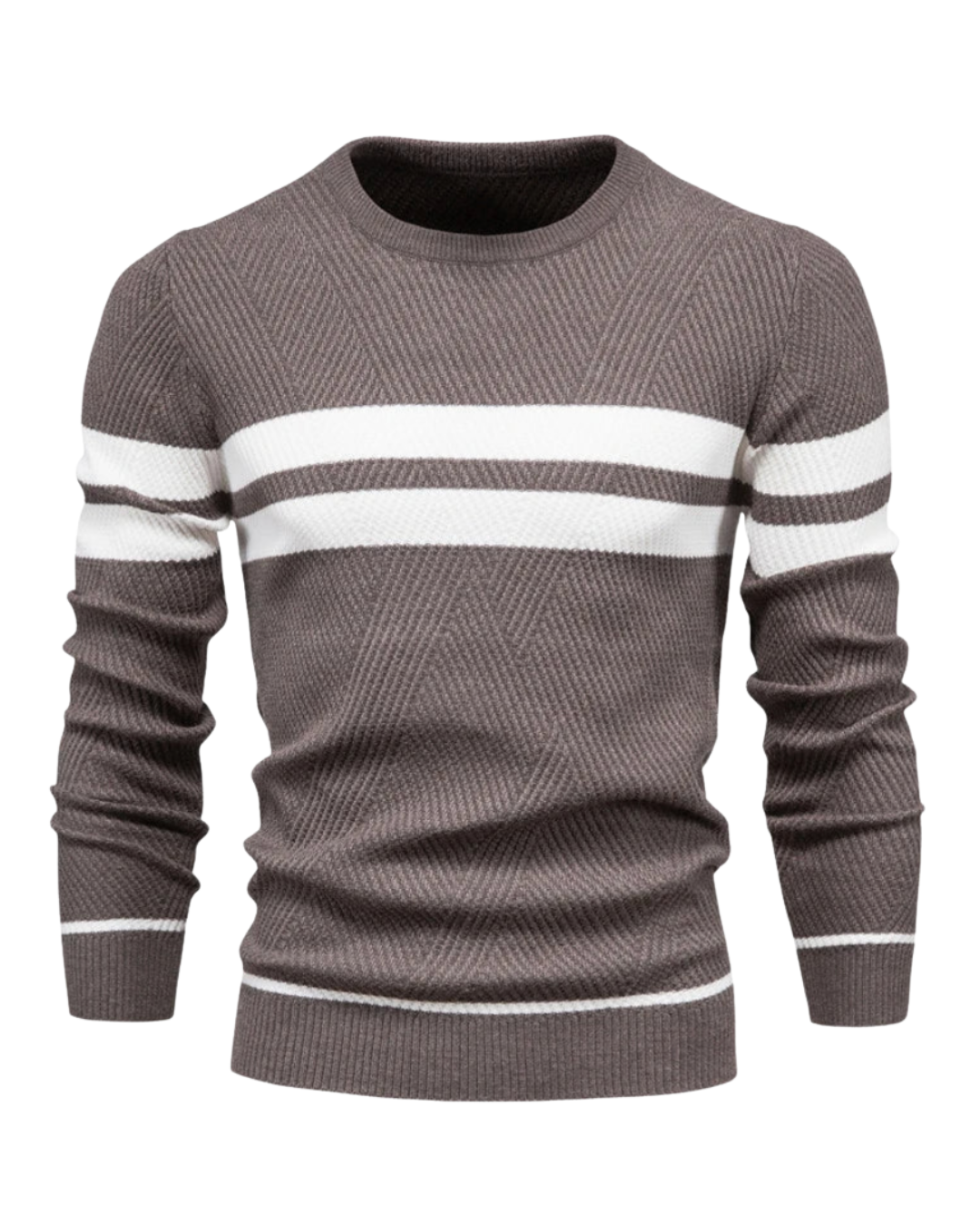 Sam | Langärmeliger Patchwork-Pullover