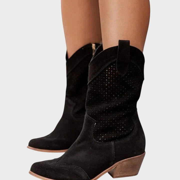 Fie | Smarte Cowboystiefel mit Reißverschluss