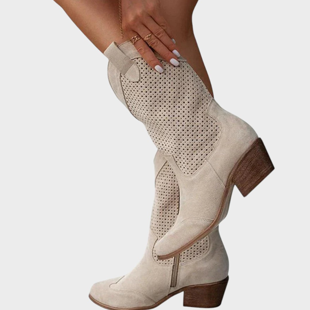 Fie | Smarte Cowboystiefel mit Reißverschluss