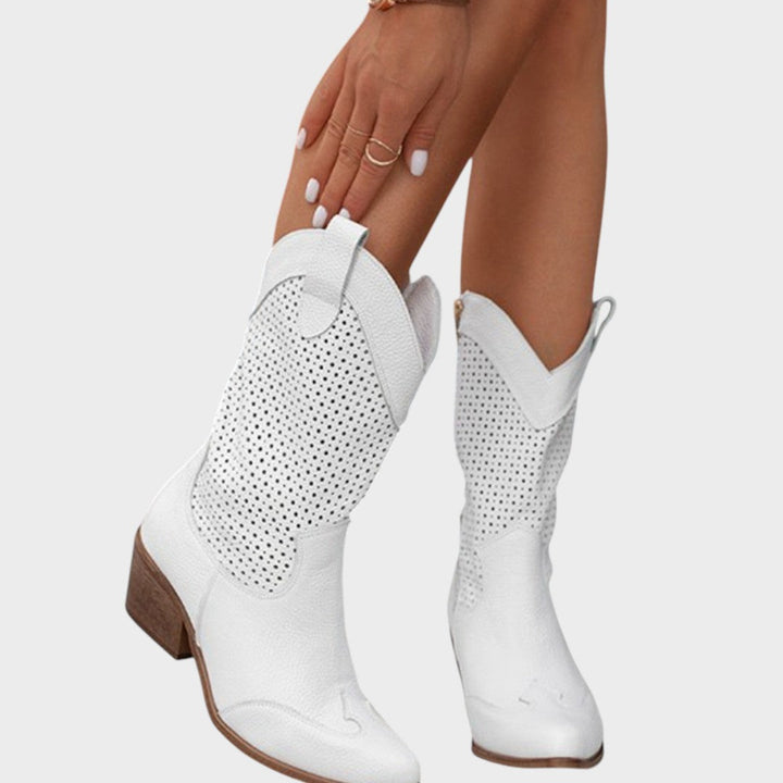 Fie | Smarte Cowboystiefel mit Reißverschluss