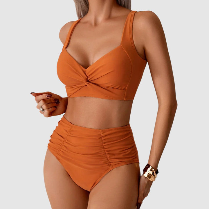 Freya | Bandeau-Bikini mit Rüschen