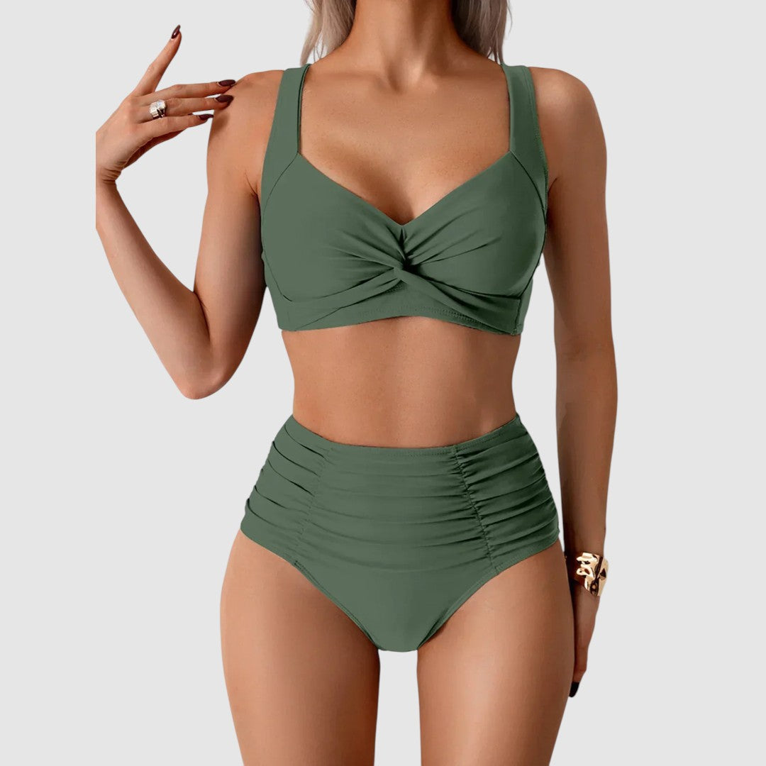 Freya | Bandeau-Bikini mit Rüschen