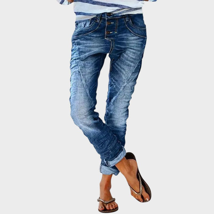 Florenz - Erweiterte Jeans aus Denim