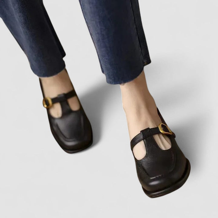 Kyrahnae | Orthopädische T-Riemchen Mary Jane Schuhe