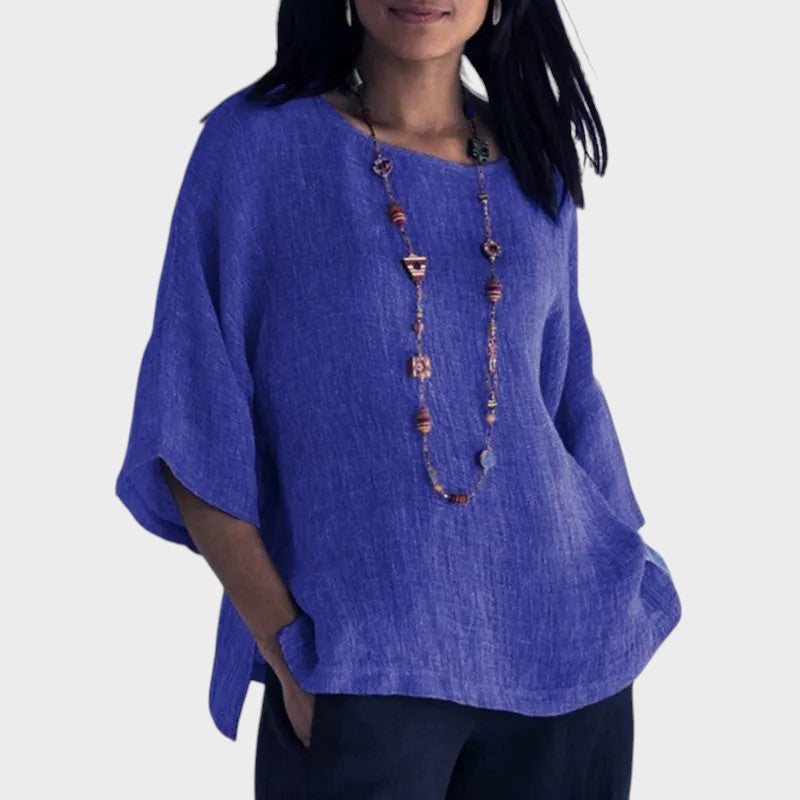 Sophia | Leichte, weiche Bluse aus Leinen