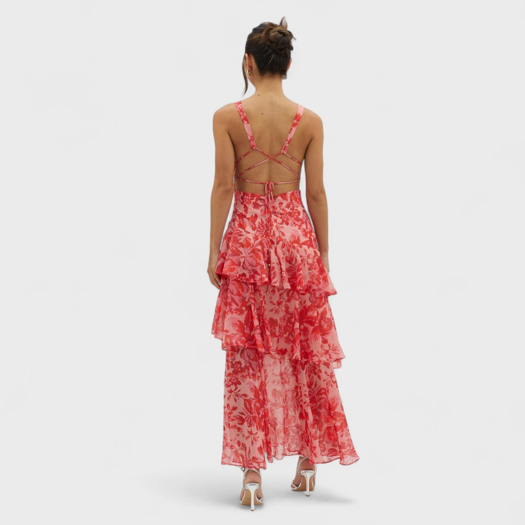 Kristýna | Bloom Shift Midi Kleid